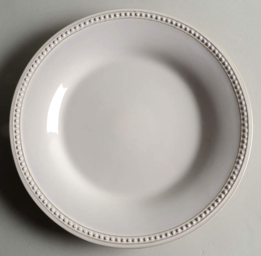 Spice Route White Dinner Plate by Pier 1-1