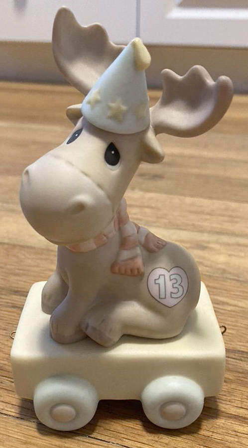 You Mean the Moose To Me-Age 13 Egg-You Mean The Moose To Me - Egg Trademark, No Box by Precious Moments-1