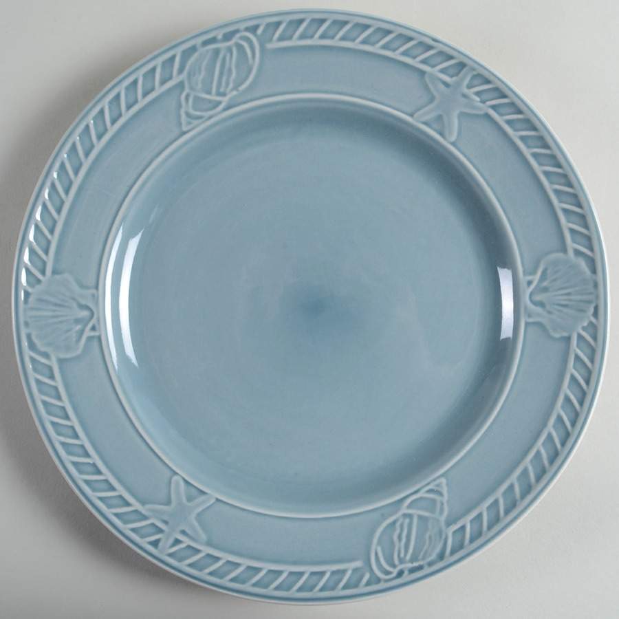 Antigua Blue Dinner Plate by Pfaltzgraff-1