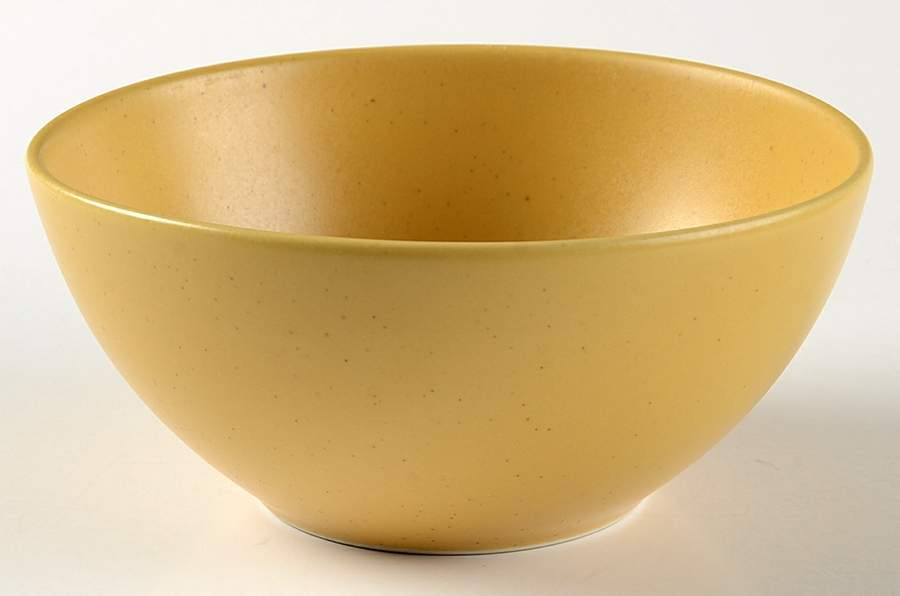 Ellipse Yellow Coupe Cereal Bowl by Pottery Barn China-1