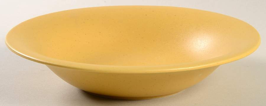 Ellipse Yellow Coupe Soup Bowl by Pottery Barn China-1
