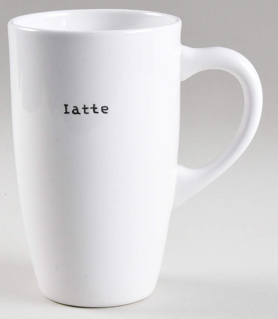 Coffee House Latte Mug by Pottery Barn China-1
