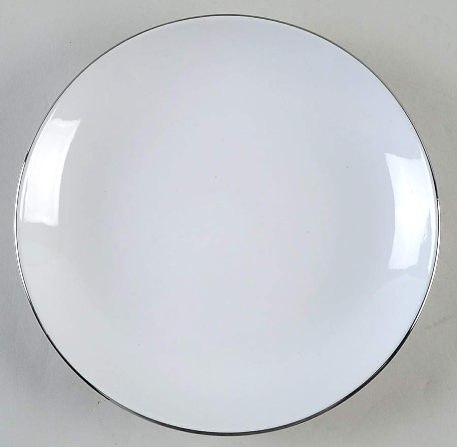 Platinum Rim Salad Plate by Pier 1-1