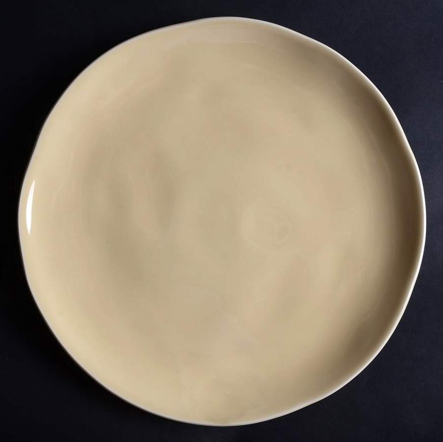 PMZ32 Pale Yellow Dinner Plate by Primagera-1