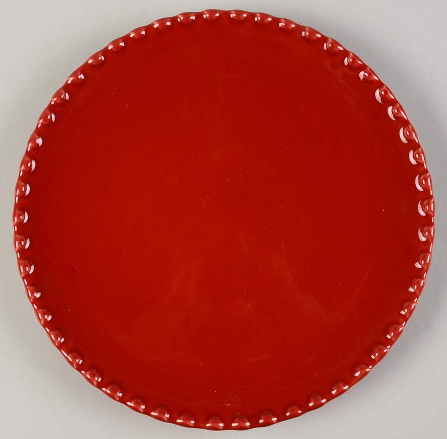PMZ23 Red Dinner Plate by Primagera-1