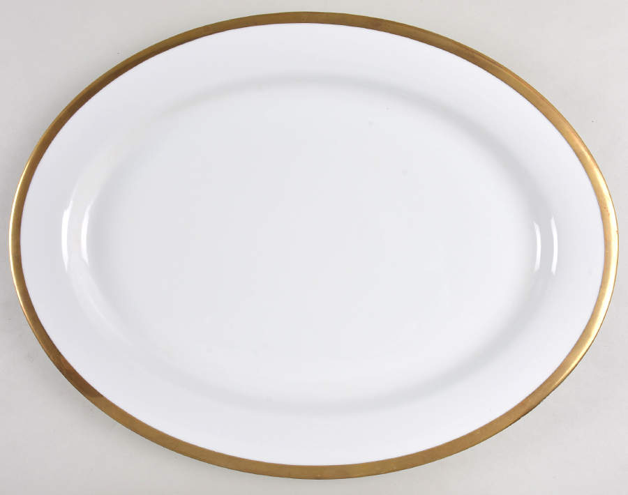 PBA76 16" Oval Serving Platter by Pottery Barn China-1