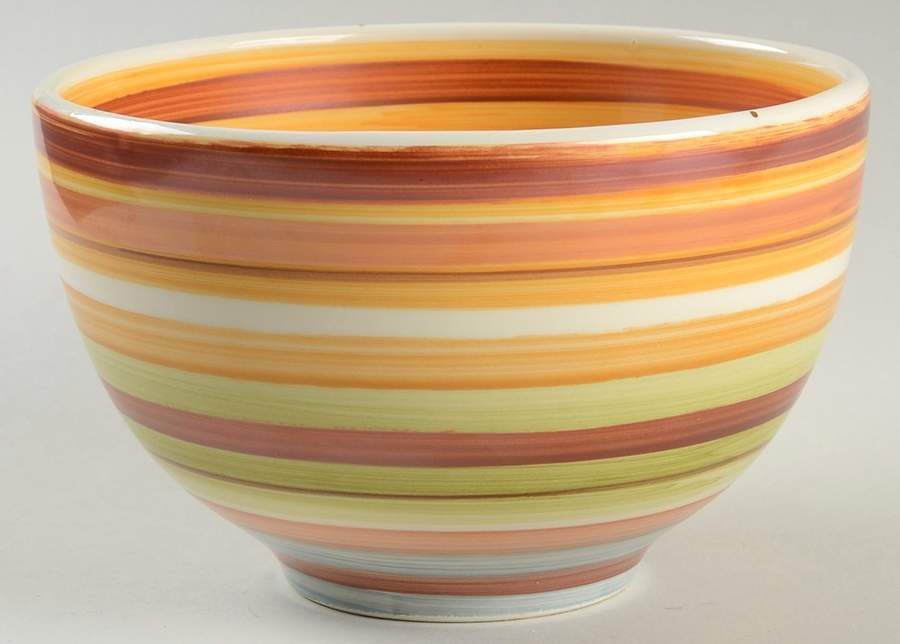 Siena Stripe Soup/Cereal Bowl by Pier 1-1