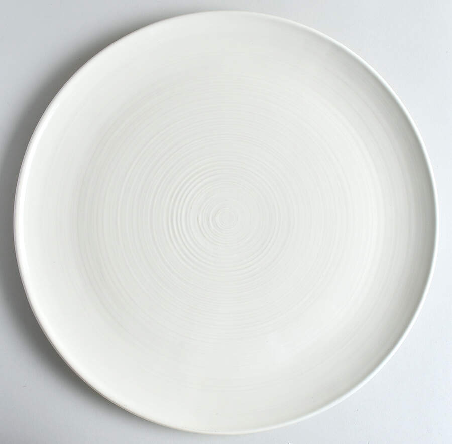 Joshua-Ivory 15" Chop Plate (Round Platter) by Pottery Barn China-1