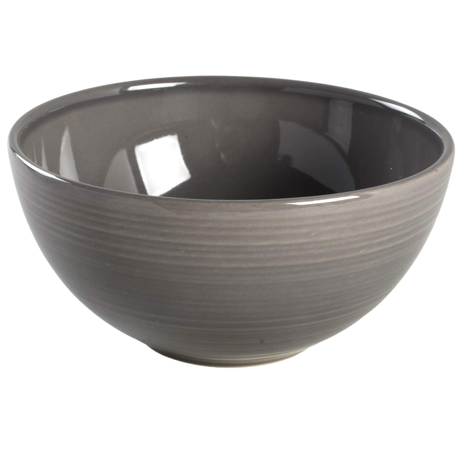 Joshua-Gray Soup/Cereal Bowl by Pottery Barn China-1