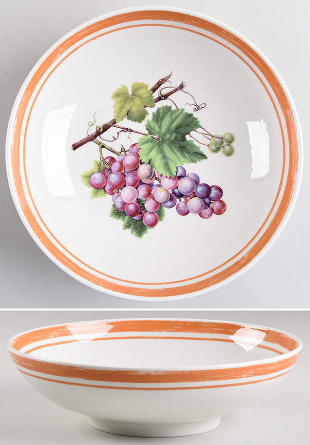Alfresco Pomona 9" Individual Pasta Bowl by Portmeirion-1