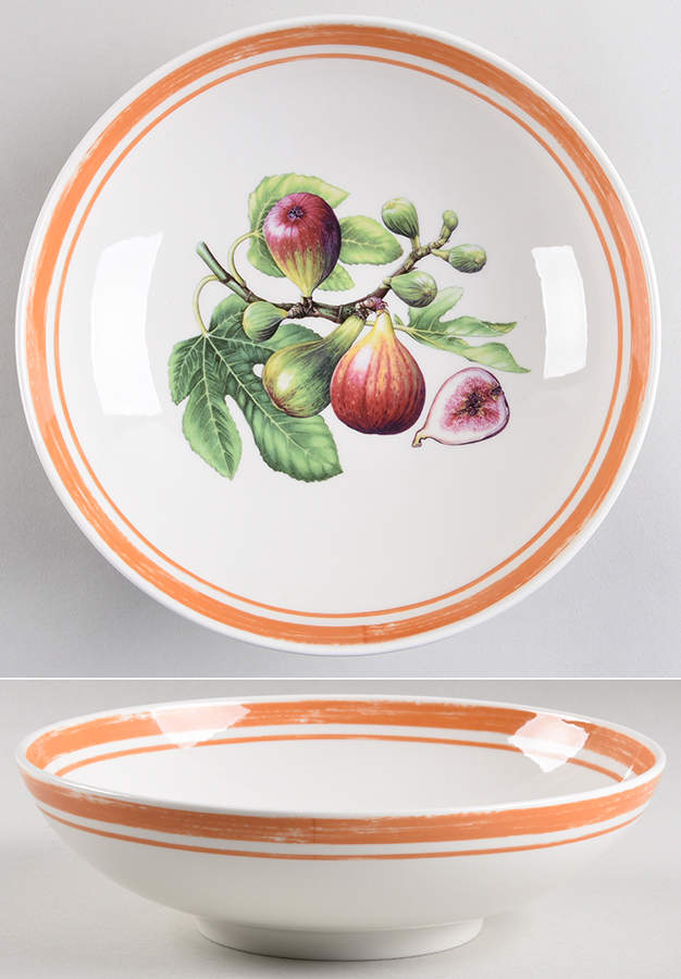 Alfresco Pomona 9" Individual Pasta Bowl by Portmeirion-1