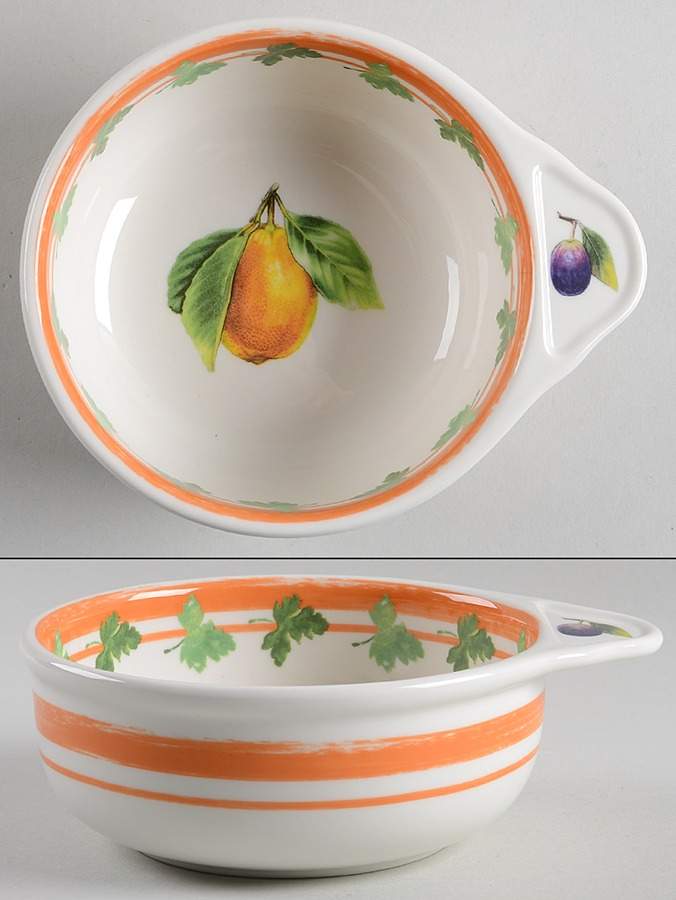 Alfresco Pomona 6" Handled Round Baker by Portmeirion-1