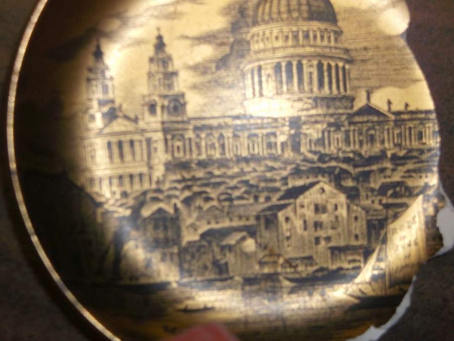 London Prints 4" Round Tray by Portmeirion-1