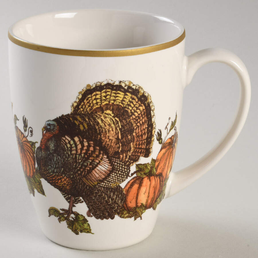 Heritage Turkey Mug by Pottery Barn China-1