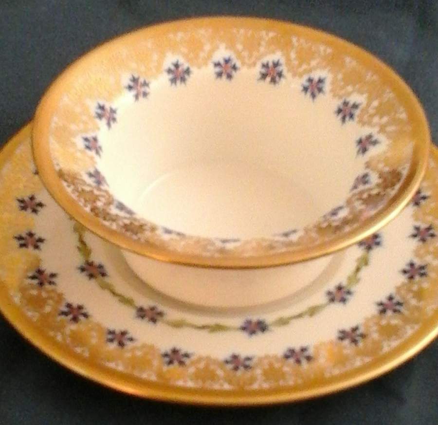 POY899 Ramekin & Saucer Set by Jean Pouyat-1
