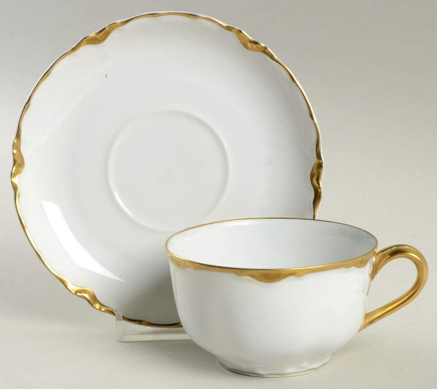 Blenheim Flat Cup & Saucer Set by Peerless (Bavaria)-1