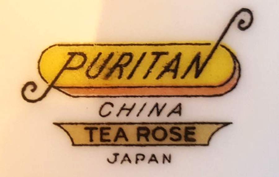 Tea Rose Dinner Plate by Puritan (Japan)-1