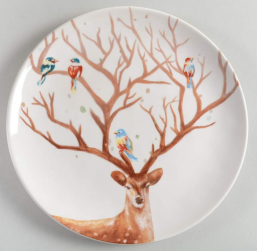 Alexander the Deer Salad Plate by Pier 1-1