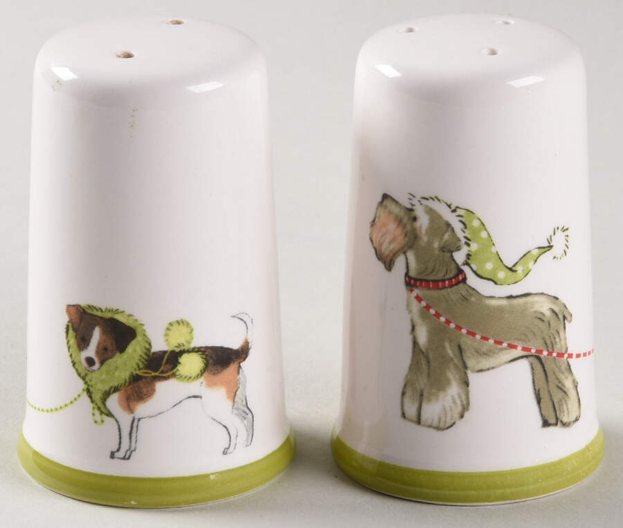 Park Avenue Puppies Salt & Pepper Set by Pier 1-1