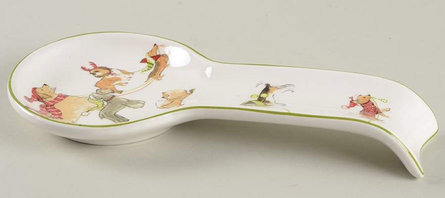 Park Avenue Puppies Spoon Rest/Holder (Holds 1 Spoon) by Pier 1-1