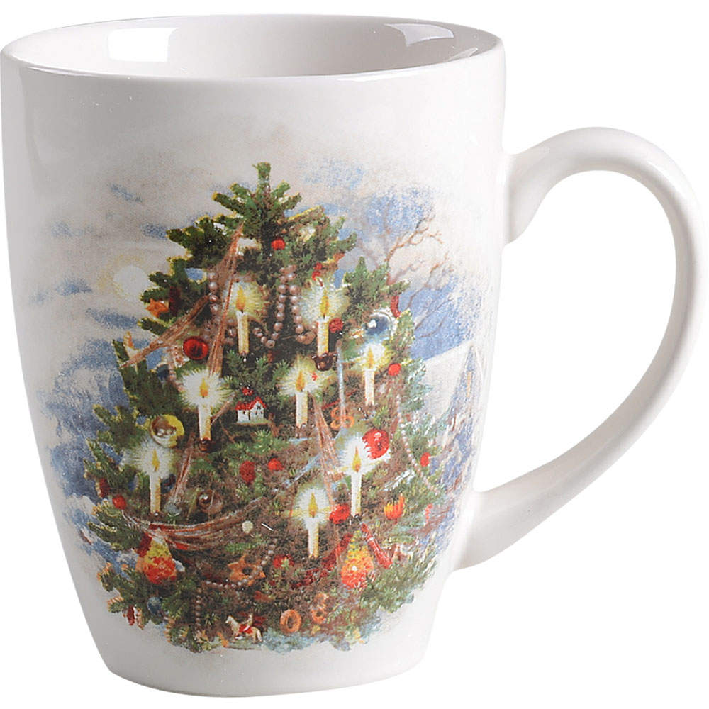 Nostalgic Santa (Nostalgic Christmas) Mug by Pottery Barn China-1