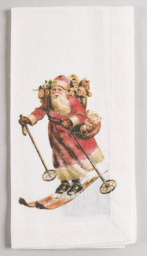 Nostalgic Santa (Nostalgic Christmas) Cloth Napkin by Pottery Barn China-1