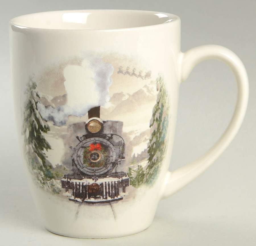 Nostalgic Santa (Nostalgic Christmas) Mug by Pottery Barn China-1
