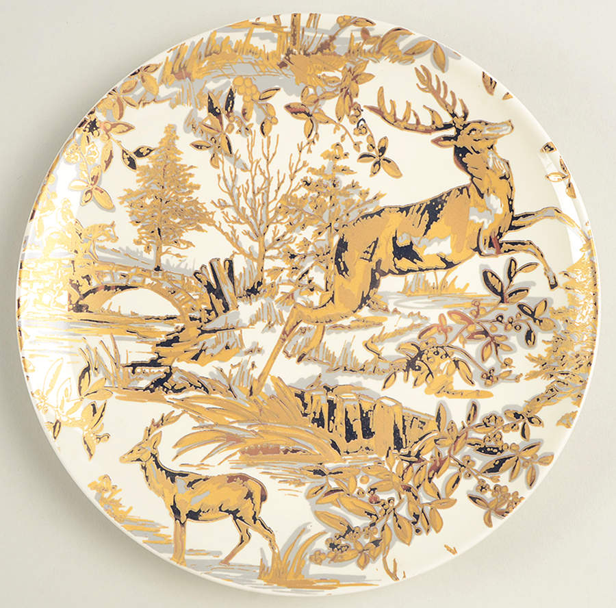 Alpine Toile Salad Plate by Pottery Barn China-1