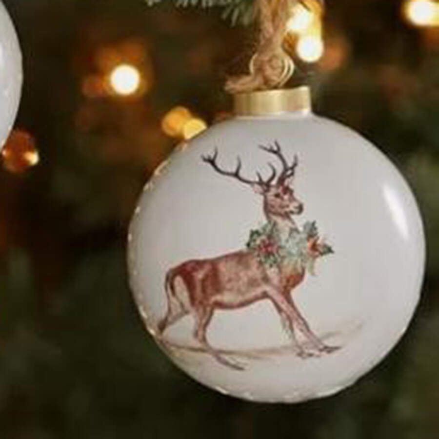 Silly Stag Ornament by Pottery Barn China-1