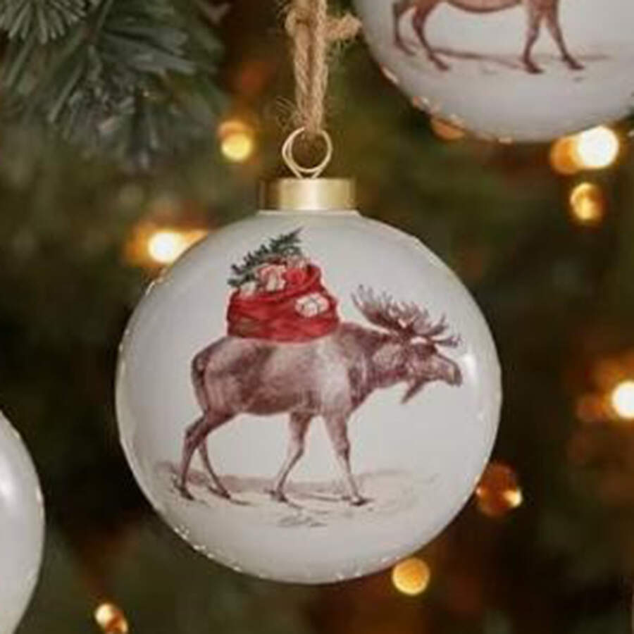Silly Stag Ornament by Pottery Barn China-1