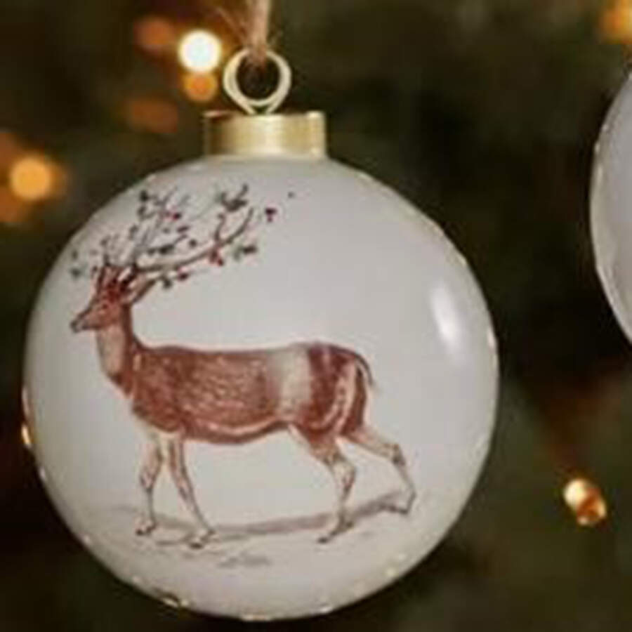 Silly Stag Ornament by Pottery Barn China-1
