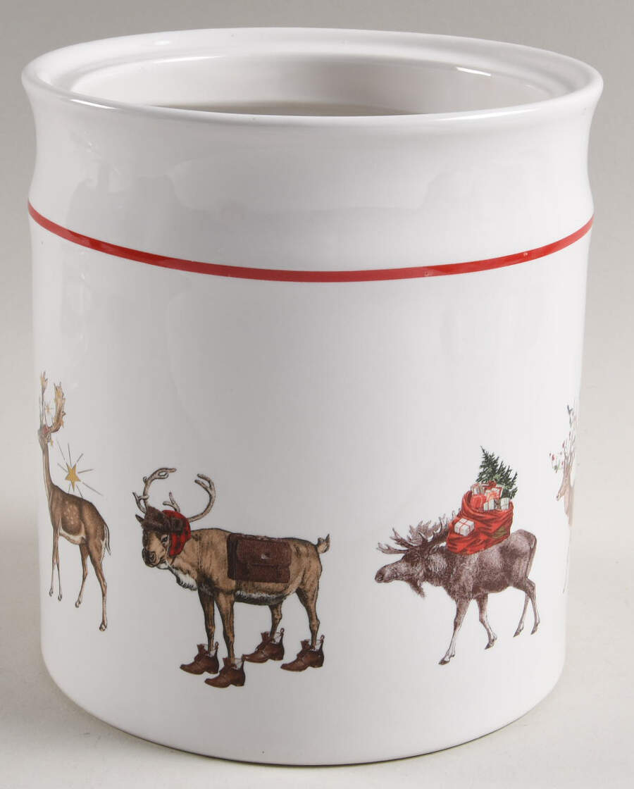 Silly Stag Cookie Jar No Lid by Pottery Barn China-1