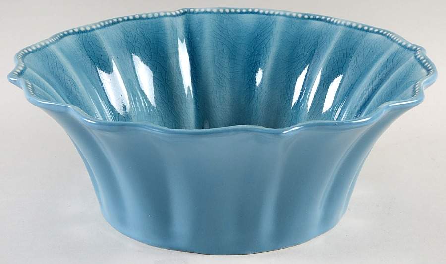 Paige Denim Blue 10" Round Serving Bowl by Pioneer Woman-1