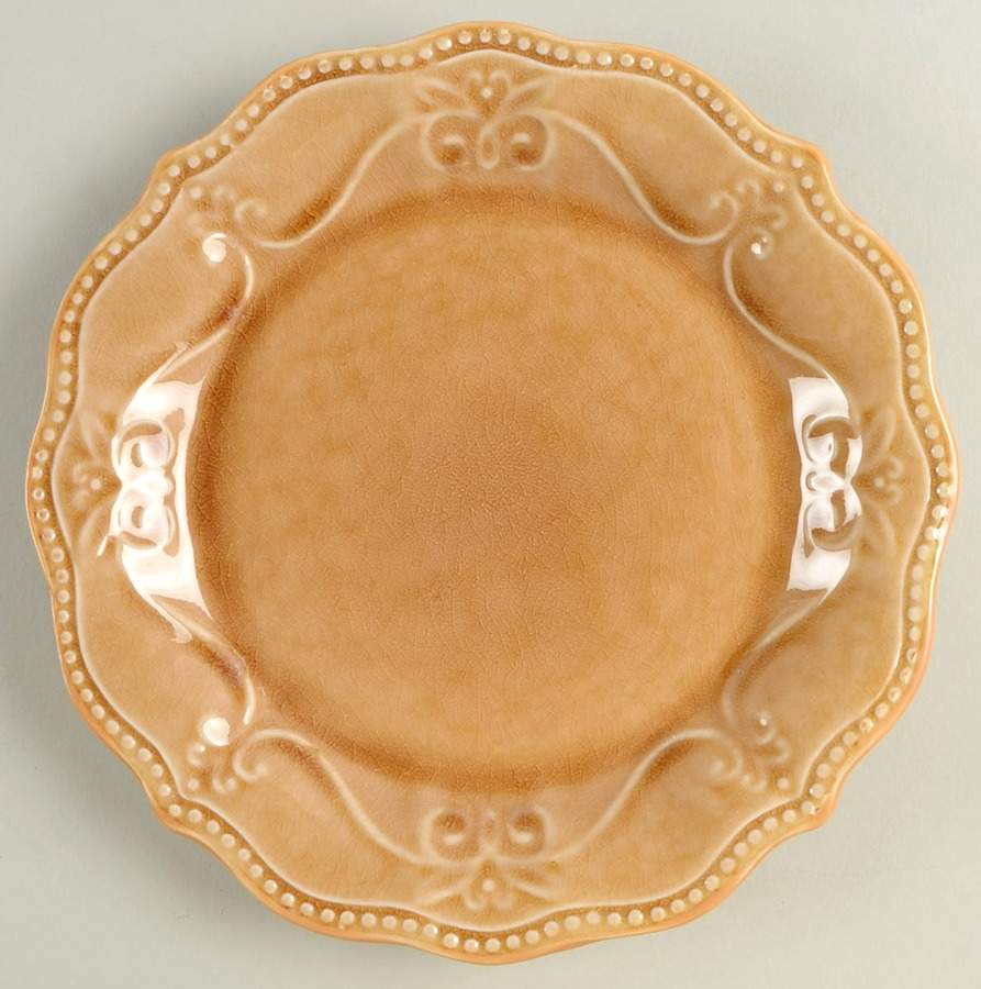 Paige Amber-Crackle Salad Plate by Pioneer Woman-1