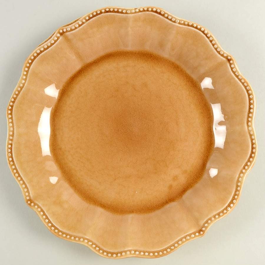 Paige Amber-Crackle Dinner Plate by Pioneer Woman-1