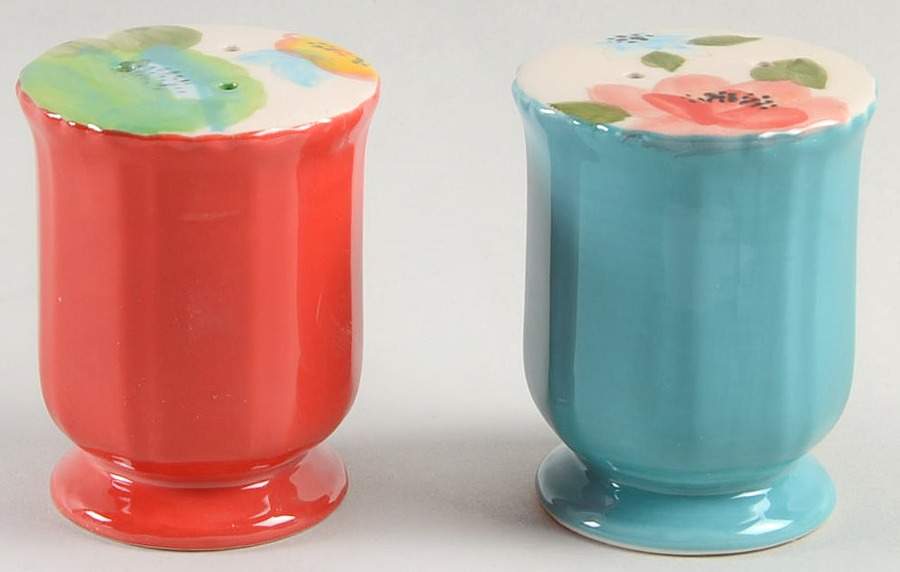 Vintage Bloom Salt & Pepper Set by Pioneer Woman-1