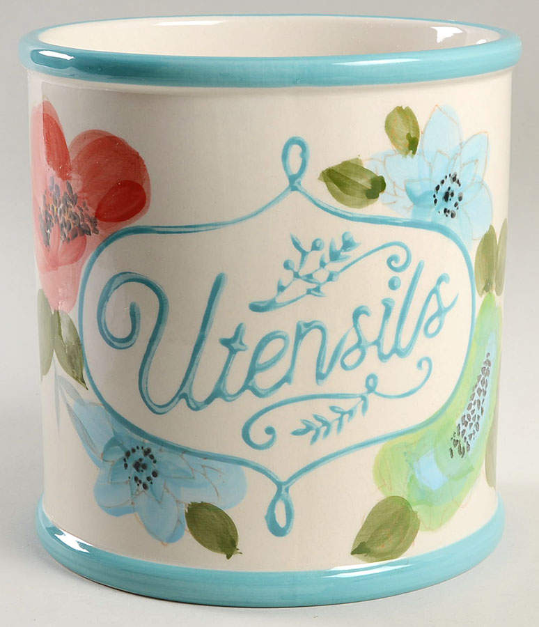 Vintage Bloom Utensil Holder by Pioneer Woman-1