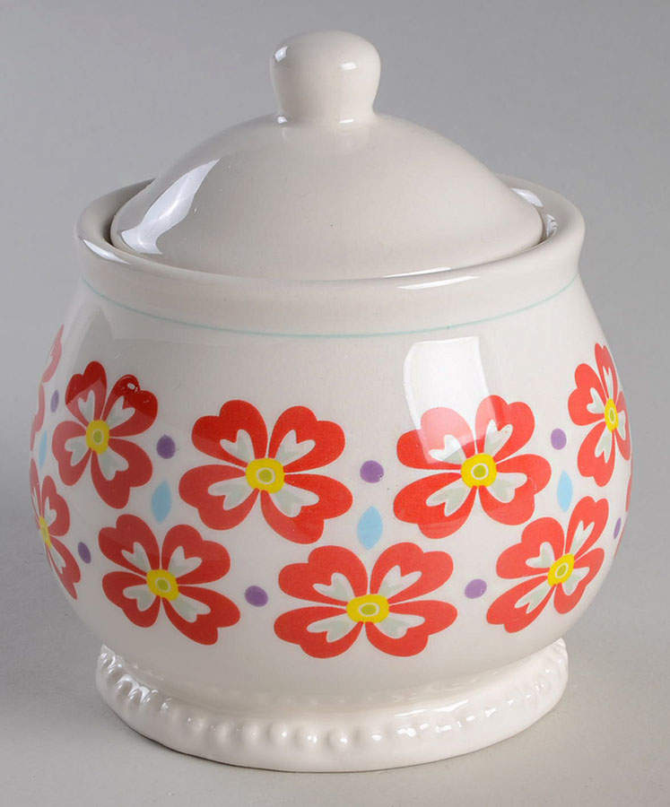 Flea Market Sugar Bowl & Lid by Pioneer Woman-1