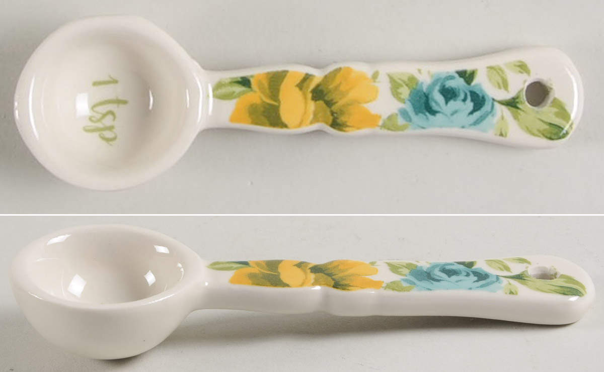 Flea Market 1 Teaspoon Ceramic Measuring Spoon by Pioneer Woman-1