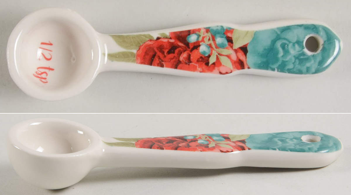 Flea Market 1/2 Teaspoon Ceramic Measuring Spoon by Pioneer Woman-1