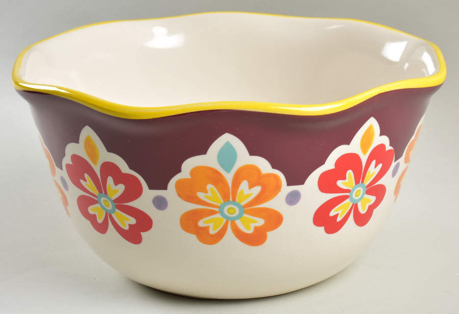 Flea Market 10" Round Serving Bowl by Pioneer Woman-1