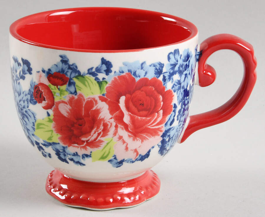Flea Market Footed Mug by Pioneer Woman-1