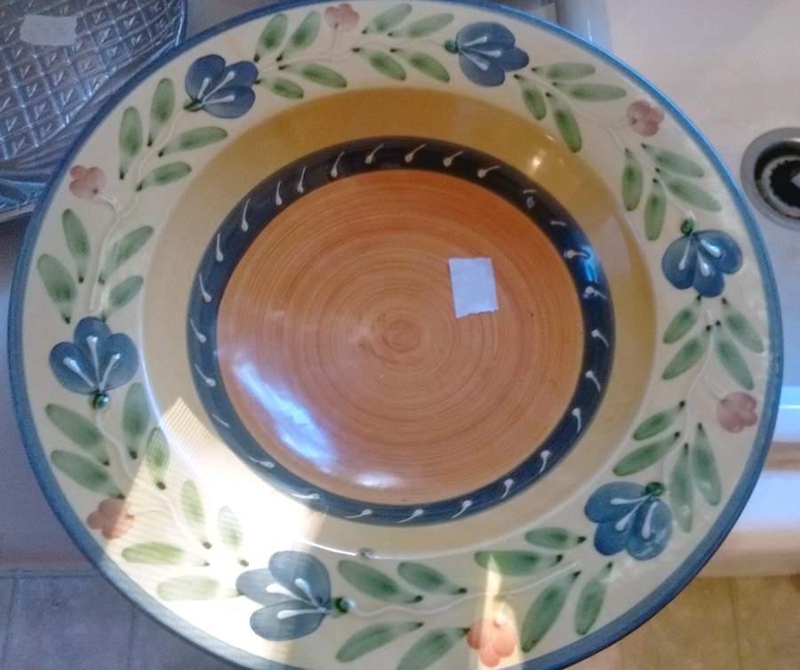 Montelupo Dinner Plate by Pier 1-1