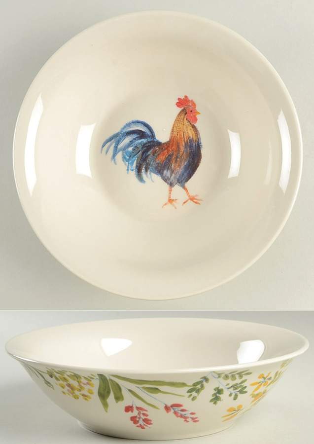 Garden Rooster 10" Round Serving Bowl by Paula Deen-1