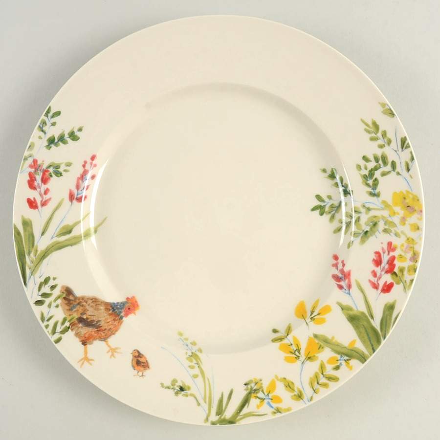 Garden Rooster Dinner Plate by Paula Deen-1