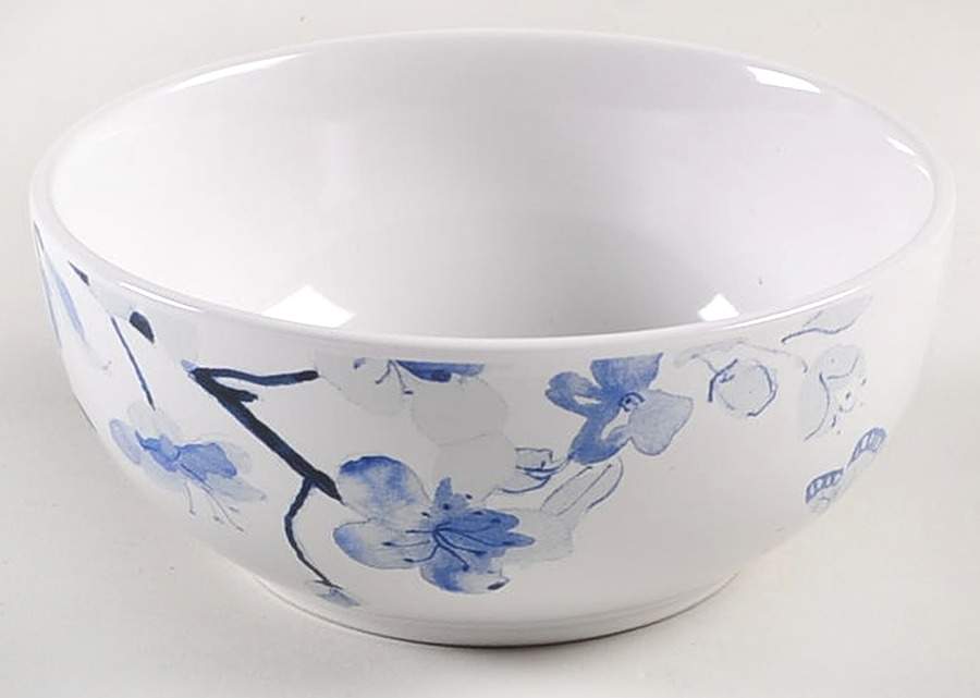 Indigo Blossom Soup/Cereal Bowl by Paula Deen-1