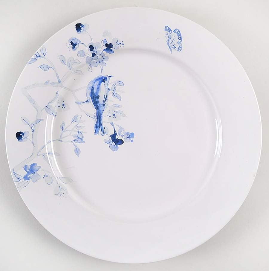 Indigo Blossom Dinner Plate by Paula Deen-1