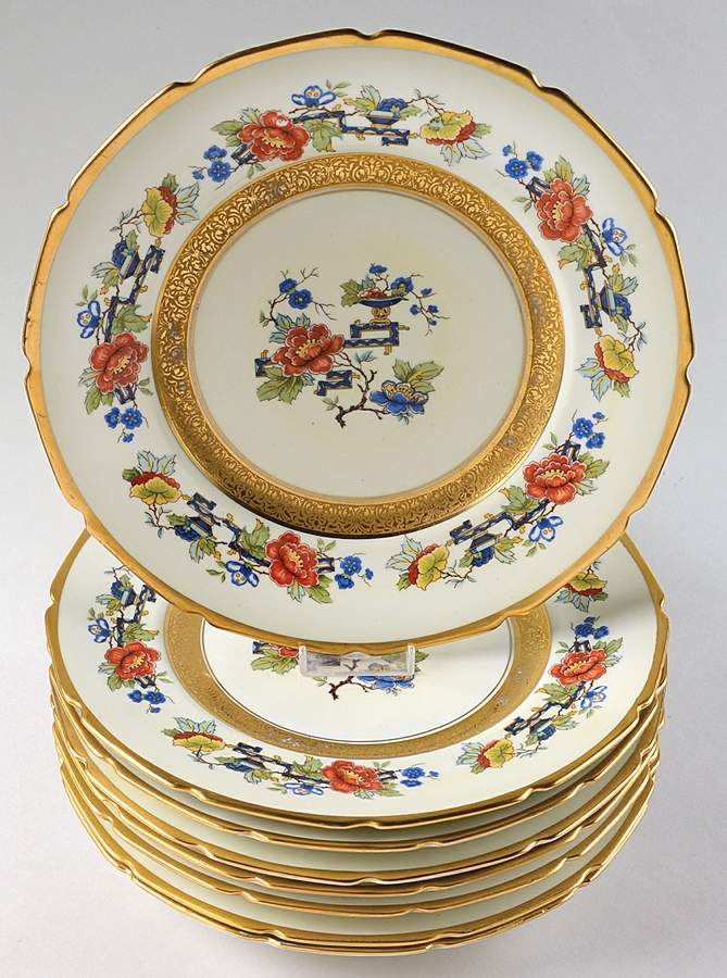 PHE63 Dinner Plate - Set of 8 by Phoenix (Czech)-1