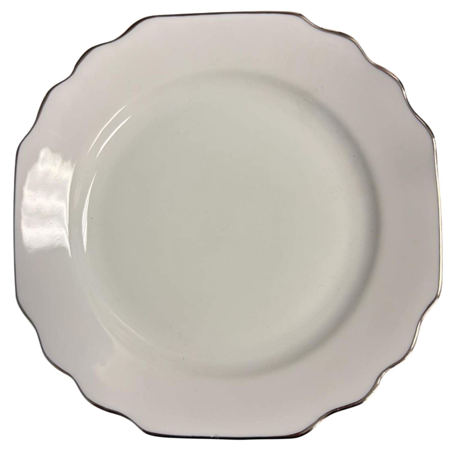 Georgian Platinum Bread & Butter Plate by Pickard-1