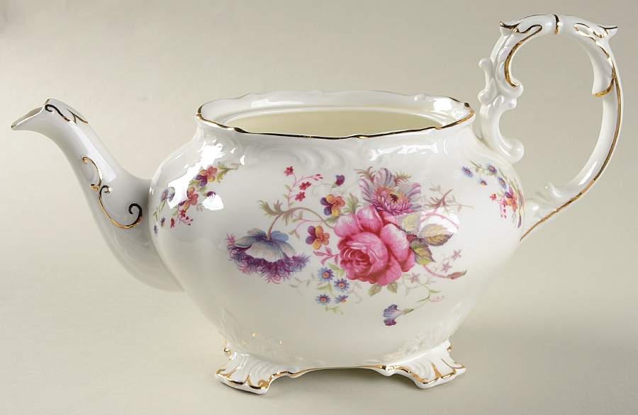 Rosealee (Gold Trim) Teapot No Lid by Paragon-1